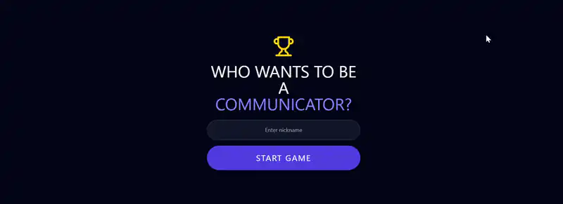 Millionaire style game